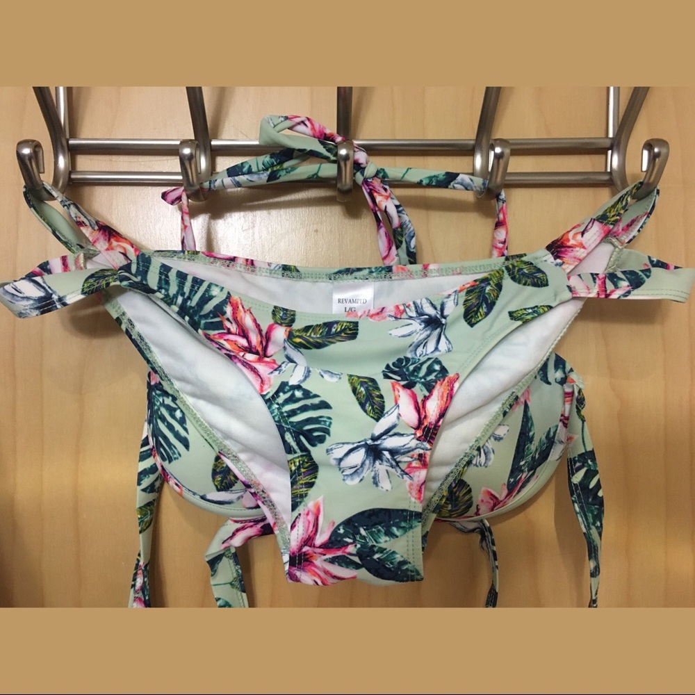 REVAMPED Tropical Bikini Mint 2 Piece Swimsuit